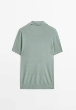 Massimo Dutti Polo Shirt - Evergreen -Massimo Dutti Shop 0050e59001bb48788ca2f275dd122518
