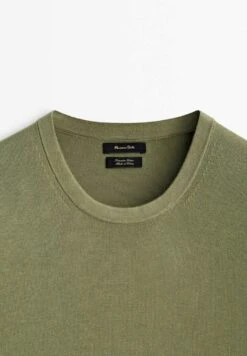 Massimo Dutti Short Sleeve - Basic T-Shirt - Khaki 11 Massimo Dutti Short Sleeve - Basic T-Shirt - Khaki -Massimo Dutti Shop 008051f5c021400c90e8f3bbd6f36612