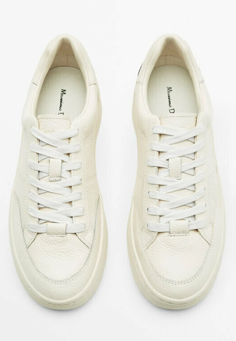Massimo Dutti Tumbled- Trainers - Beige 5 Massimo Dutti Tumbled- Trainers - Beige - Image 3