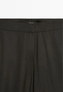 Massimo Dutti FLOWING LOW-RISE STRAIGHT-LEG - Trousers - Dark Grey -Massimo Dutti Shop 00f38b59a8ca4ebc8477f11418040830