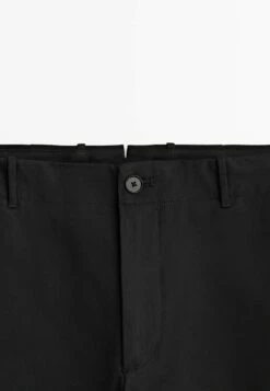 Massimo Dutti Studio - Straight-Fit- Chinos - Black -Massimo Dutti Shop 01148087e7ba40d5859d23a2da6af811
