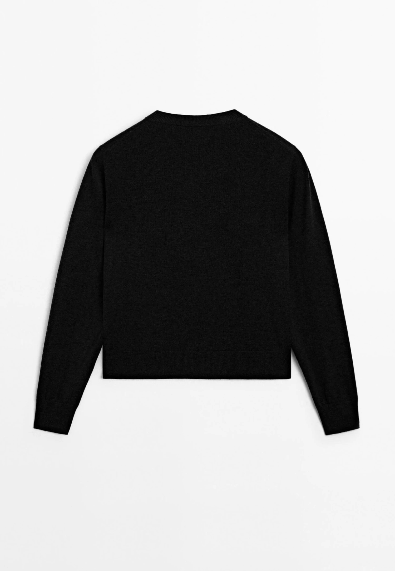 Massimo Dutti BUTTONED WITH CREW NECK - Cardigan - Grey 17 Massimo Dutti BUTTONED WITH CREW NECK - Cardigan - Grey - Image 15