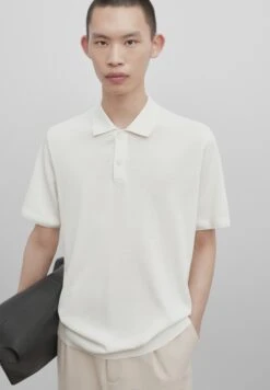 Massimo Dutti Studio - Blend - Polo Shirt - Beige