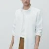 Massimo Dutti Micro Textured - Shirt - White -Massimo Dutti Shop 020582049b154dab8f5f1a235d74d63d