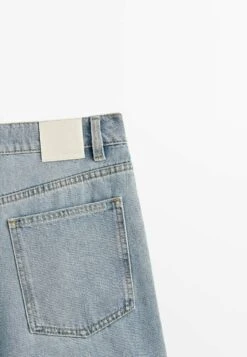 Massimo Dutti High Waist - Denim Shorts - Blue Grey -Massimo Dutti Shop 021abf9fa82140a3b77eaa01ddf70614