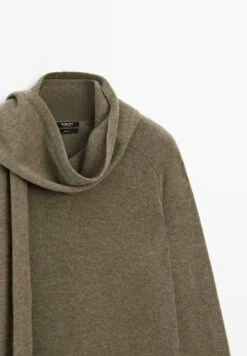 Massimo Dutti WITH SCARF AND POCKET - Jumper - Mottled Dark Green 20 Massimo Dutti WITH SCARF AND POCKET - Jumper - Mottled Dark Green -Massimo Dutti Shop 022ea7384f31434283feb8d3df7dd8dc