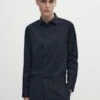 Massimo Dutti Stretch Slim-Fit - Formal Shirt - Dark Blue -Massimo Dutti Shop 027f6cbf1d574fcabaa1a001e47028f0