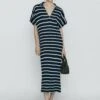 Massimo Dutti Blend Striped - Jumper Dress -Massimo Dutti Shop 0284568848a74468a96dc3db7b2fcfce