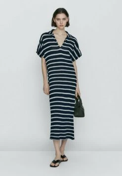 Massimo Dutti Blend Striped - Jumper Dress