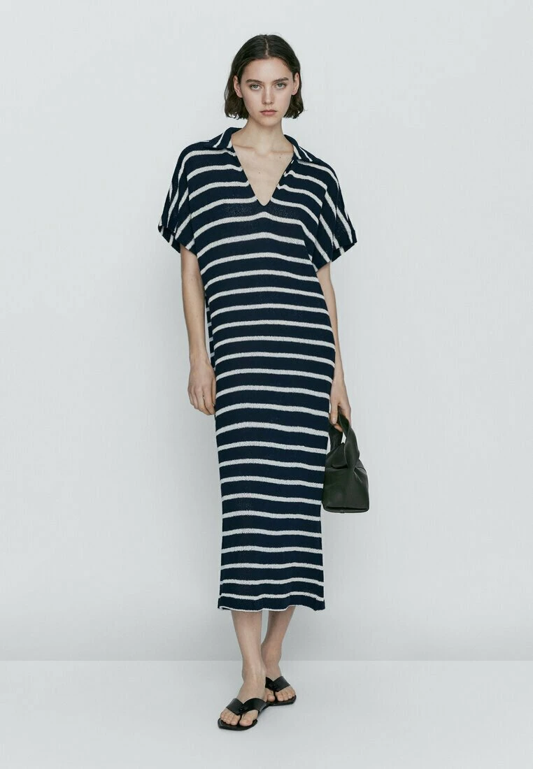Massimo Dutti Blend Striped - Jumper Dress 3 Massimo Dutti Blend Striped - Jumper Dress