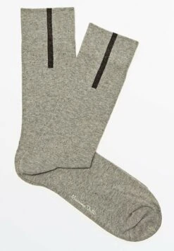 Massimo Dutti Long With Contrast Stripe - Socks - Light Grey -Massimo Dutti Shop 029a564ae94c429c95b8927a886c7a99