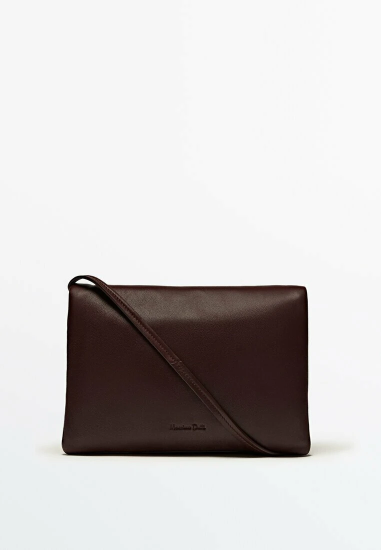 Massimo Dutti Quilted - Across Body Bag - Bordeaux 4 Massimo Dutti Quilted - Across Body Bag - Bordeaux - Image 2