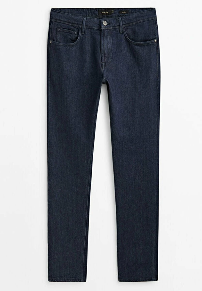 Massimo Dutti Rinse Wash - Slim Fit Jeans - Blue 13 Massimo Dutti Rinse Wash - Slim Fit Jeans - Blue - Image 11