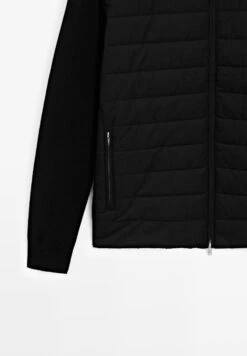 Massimo Dutti QUILTED BOMBER NECK - Bomber Jacket - Black -Massimo Dutti Shop 02a9fb45ea2349b598de7879aade41dd