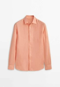 Massimo Dutti Shirt - Salmon -Massimo Dutti Shop 02c186f3bd854f1e8dabd3aaa4a172a8