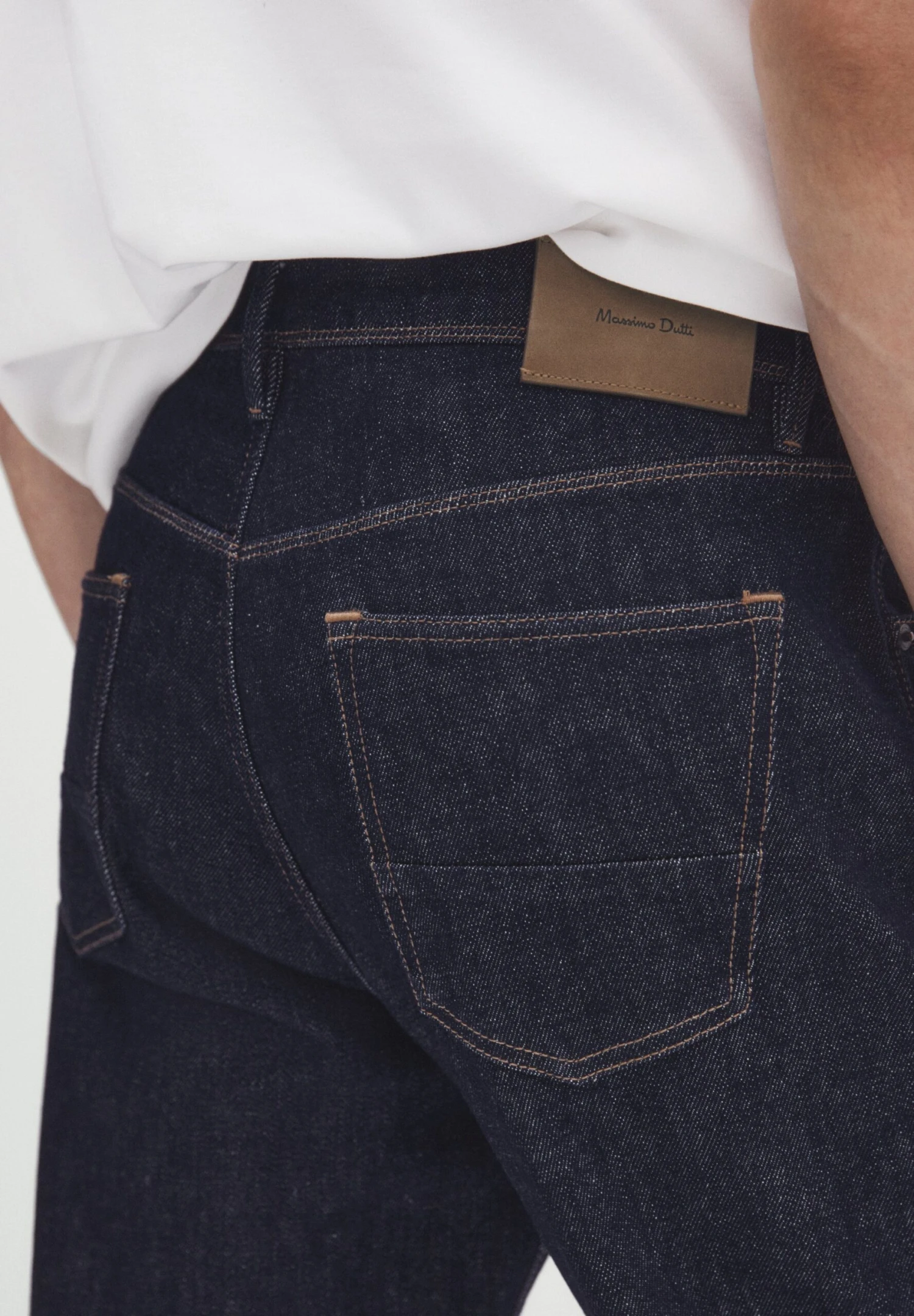 Massimo Dutti Tapered Fit Rinse Wash - Slim Fit Jeans - Blue 7 Massimo Dutti Tapered Fit Rinse Wash - Slim Fit Jeans - Blue - Image 5