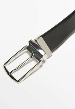 Massimo Dutti REVERSIBLE - Belt - Black -Massimo Dutti Shop 032eba851d5740fd8b8d84d13cbff5ec