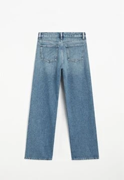 Massimo Dutti MID-RISE WIDE-LEG WITH STUDS - Wide Leg - Blue -Massimo Dutti Shop 035a0ddda21742c288a376b3beeb4d8e