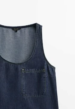 Massimo Dutti Mid With Pocket- Top - Dark Blue -Massimo Dutti Shop 035aa2effec746ae8ad64a05e28ec5d3