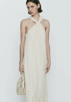 Massimo Dutti Textured With Crossover Strap - Day Dress - Beige 15 Massimo Dutti Textured With Crossover Strap - Day Dress - Beige -Massimo Dutti Shop 036d7f88492943c89b4667baff570bc1