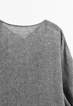 Massimo Dutti SHORT WITH SLEEVE DETAIL - Day Dress - Grey 18 Massimo Dutti SHORT WITH SLEEVE DETAIL - Day Dress - Grey -Massimo Dutti Shop 0373b2d69361424cb3b4c3c24a83c802