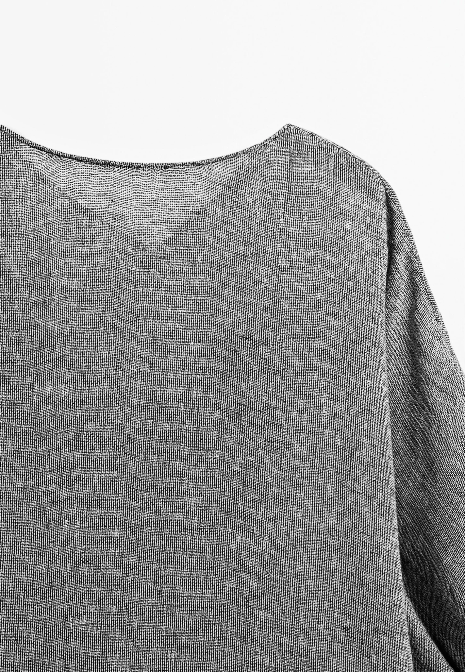 Massimo Dutti SHORT WITH SLEEVE DETAIL - Day Dress - Grey 10 Massimo Dutti SHORT WITH SLEEVE DETAIL - Day Dress - Grey - Image 8