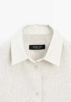Massimo Dutti LIGHTWEIGHT FLOWING - Button-down Blouse - Beige -Massimo Dutti Shop 03745cb8735146919d0c18f98d6475be