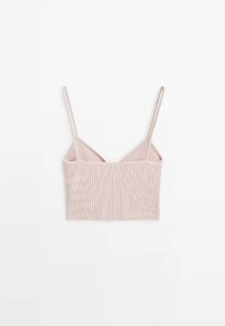 Massimo Dutti Studio - Cut-Out Crop - Top - Light Pink -Massimo Dutti Shop 03862b3eab76464390cc21a6d0ffb3a7