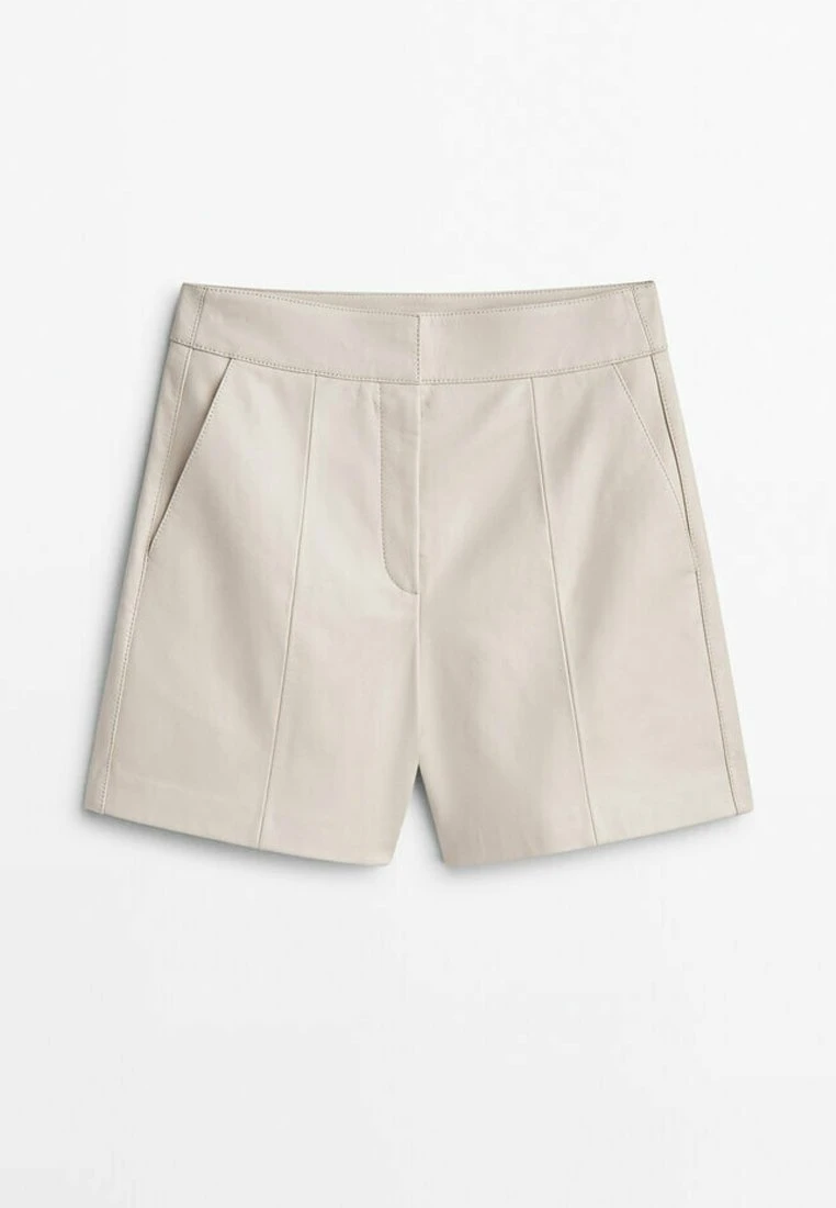 Massimo Dutti Bermuda With Darts - Shorts - White 8 Massimo Dutti Bermuda With Darts - Shorts - White - Image 6