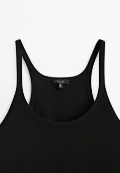 Massimo Dutti With Thin Straps- Top - Black -Massimo Dutti Shop 03d3f995875c443391869e7870f06d8b