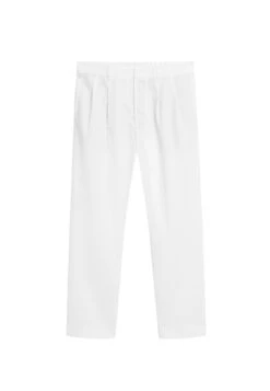 Massimo Dutti BALLOON FIT WITH DOUBLE DARTS - Trousers - White -Massimo Dutti Shop 03ed431222224d6086d36b0ecc80d9ef