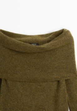 Massimo Dutti OFF-THE-SHOULDER - Jumper - Green -Massimo Dutti Shop 03fac746fb0946928313a691dcfa96c8