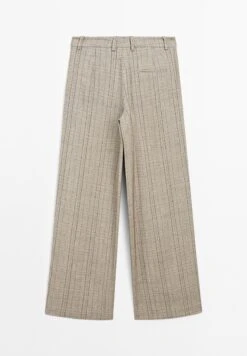 Massimo Dutti CHECK PRINT - Trousers - Beige 16 Massimo Dutti CHECK PRINT - Trousers - Beige -Massimo Dutti Shop 041f678d5eae40b89afd23724c6dc9ec