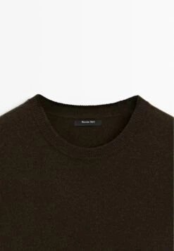 Massimo Dutti CREW NECK SWEATER - Jumper - Mottled Dark Brown 26 Massimo Dutti CREW NECK SWEATER - Jumper - Mottled Dark Brown -Massimo Dutti Shop 042de72f17cd4ae1ae6fa46e90758548