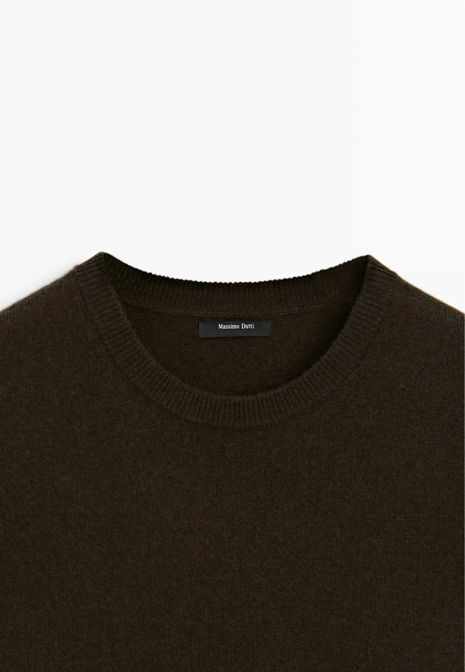 Massimo Dutti CREW NECK SWEATER - Jumper - Mottled Dark Brown 12 Massimo Dutti CREW NECK SWEATER - Jumper - Mottled Dark Brown - Image 10