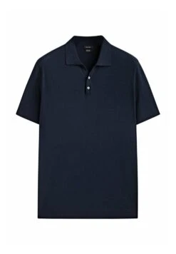 Massimo Dutti With V-Neck And Buttons - Polo Shirt - Blue 16 Massimo Dutti With V-Neck And Buttons - Polo Shirt - Blue -Massimo Dutti Shop 04496436218a406784ba2d95be932bed