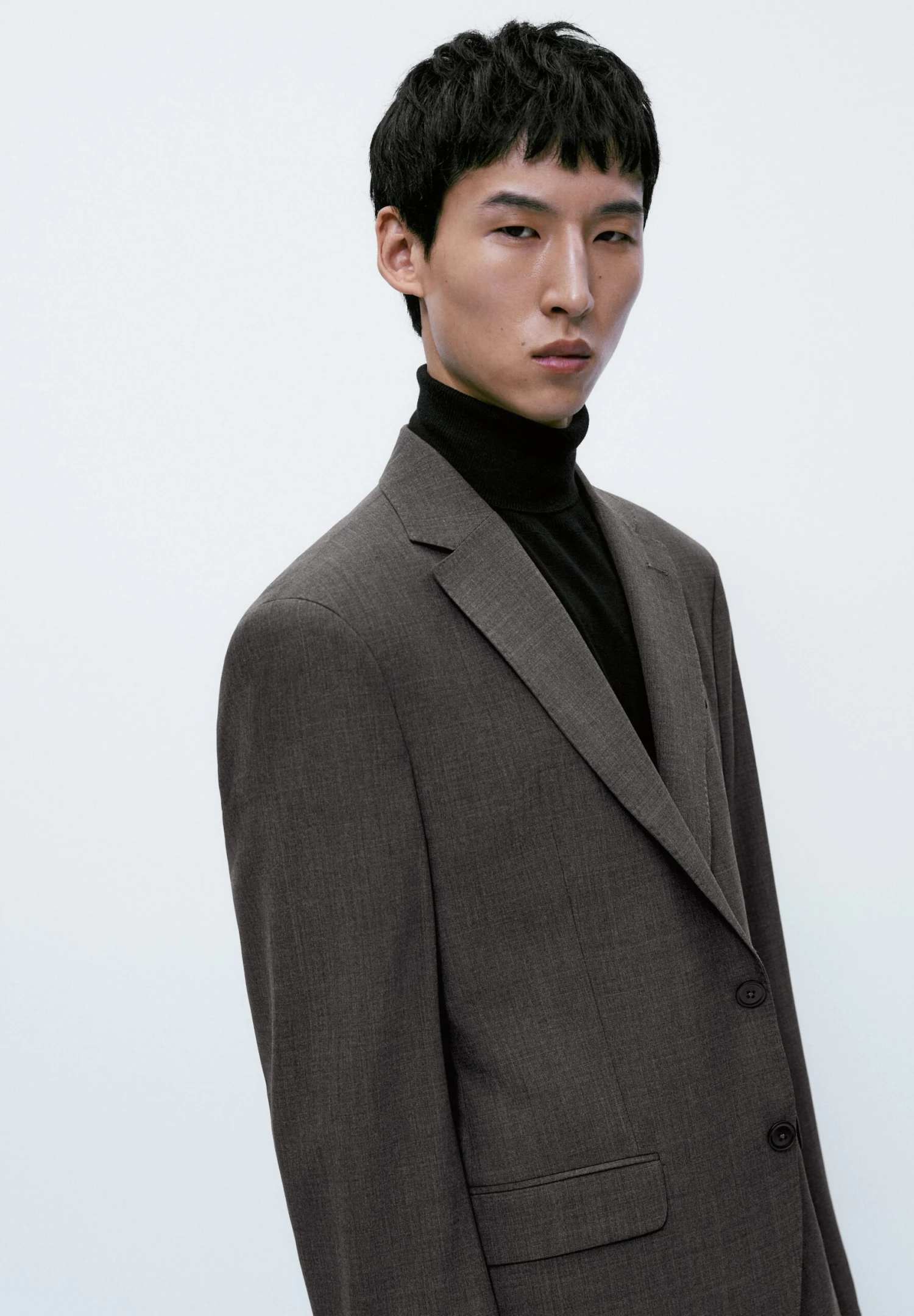 Massimo Dutti Blazer Jacket - Light Grey 6 Massimo Dutti Blazer Jacket - Light Grey - Image 4