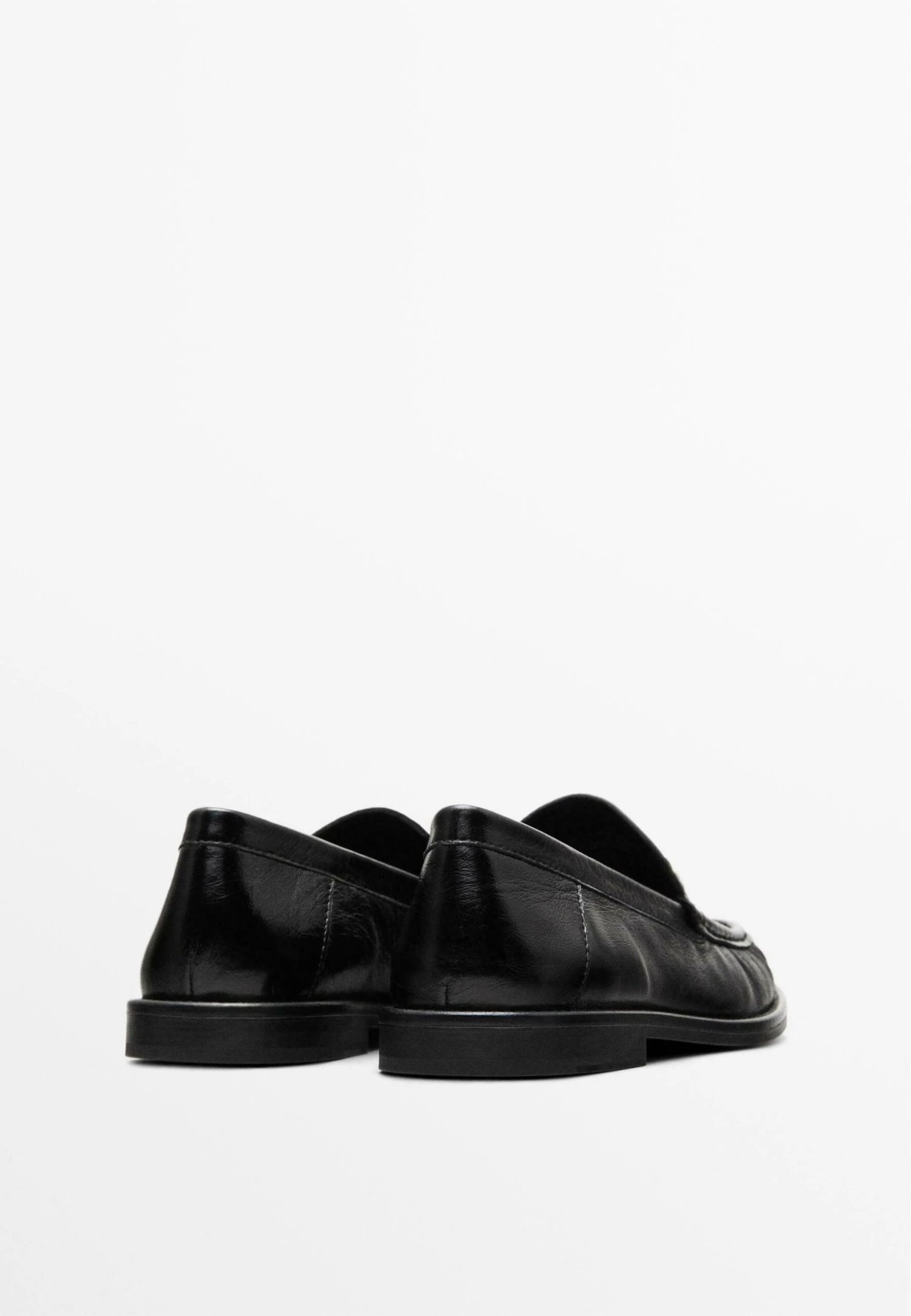 Massimo Dutti CRACKLED WITH DECORATIVE DETAIL - Slip-ons - Black 6 Massimo Dutti CRACKLED WITH DECORATIVE DETAIL - Slip-ons - Black - Image 4