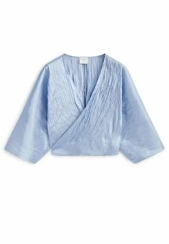 Massimo Dutti Studio - With Creased Effect - Blouse - Light Blue
