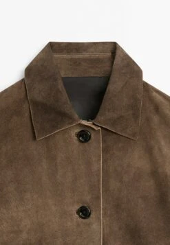 Massimo Dutti SHORT WITH POCKET DETAILS - Leather Jacket - Brown 19 Massimo Dutti SHORT WITH POCKET DETAILS - Leather Jacket - Brown -Massimo Dutti Shop 053c87146761414ab29f65d6159adb5e