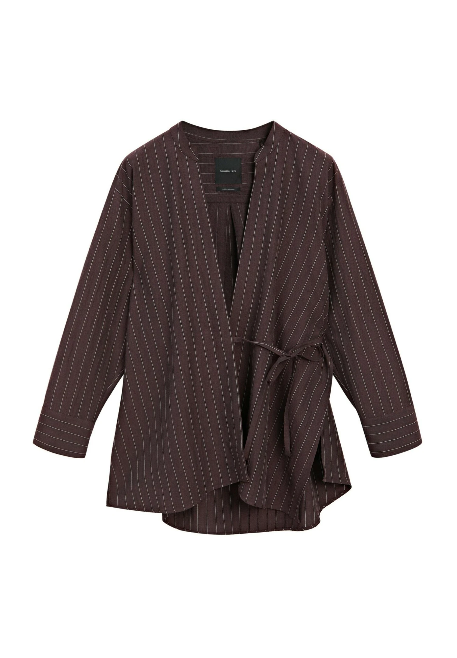 Massimo Dutti FLOWING CROSSOVER PINSTRIPE - Summer Jacket - Bordeaux 7 Massimo Dutti FLOWING CROSSOVER PINSTRIPE - Summer Jacket - Bordeaux - Image 5