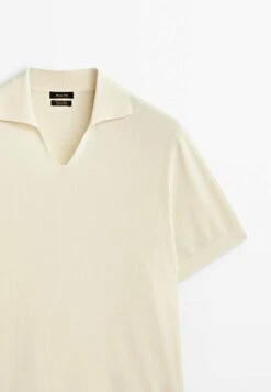 Massimo Dutti Milano Short Sleeve- Polo Shirt - Beige -Massimo Dutti Shop 05e307e59d0641c28b4f8e9fb9908634