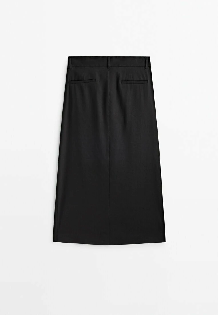 Massimo Dutti Blend Tailored With Darts - Maxi Skirt 13 Massimo Dutti Blend Tailored With Darts - Maxi Skirt - Image 11