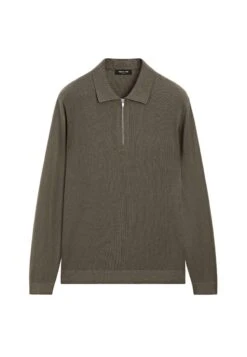 Massimo Dutti POLO COLLAR WITH ZIP - Jumper - Brown 23 Massimo Dutti POLO COLLAR WITH ZIP - Jumper - Brown -Massimo Dutti Shop 061e0a4a50ed40e5aed581fda184837d