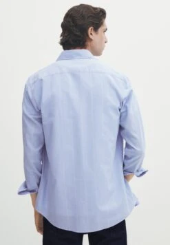 Massimo Dutti Regular Fit Wide Striped - Shirt - Light Blue -Massimo Dutti Shop 0635109cb4104c46a860b68f0e973075