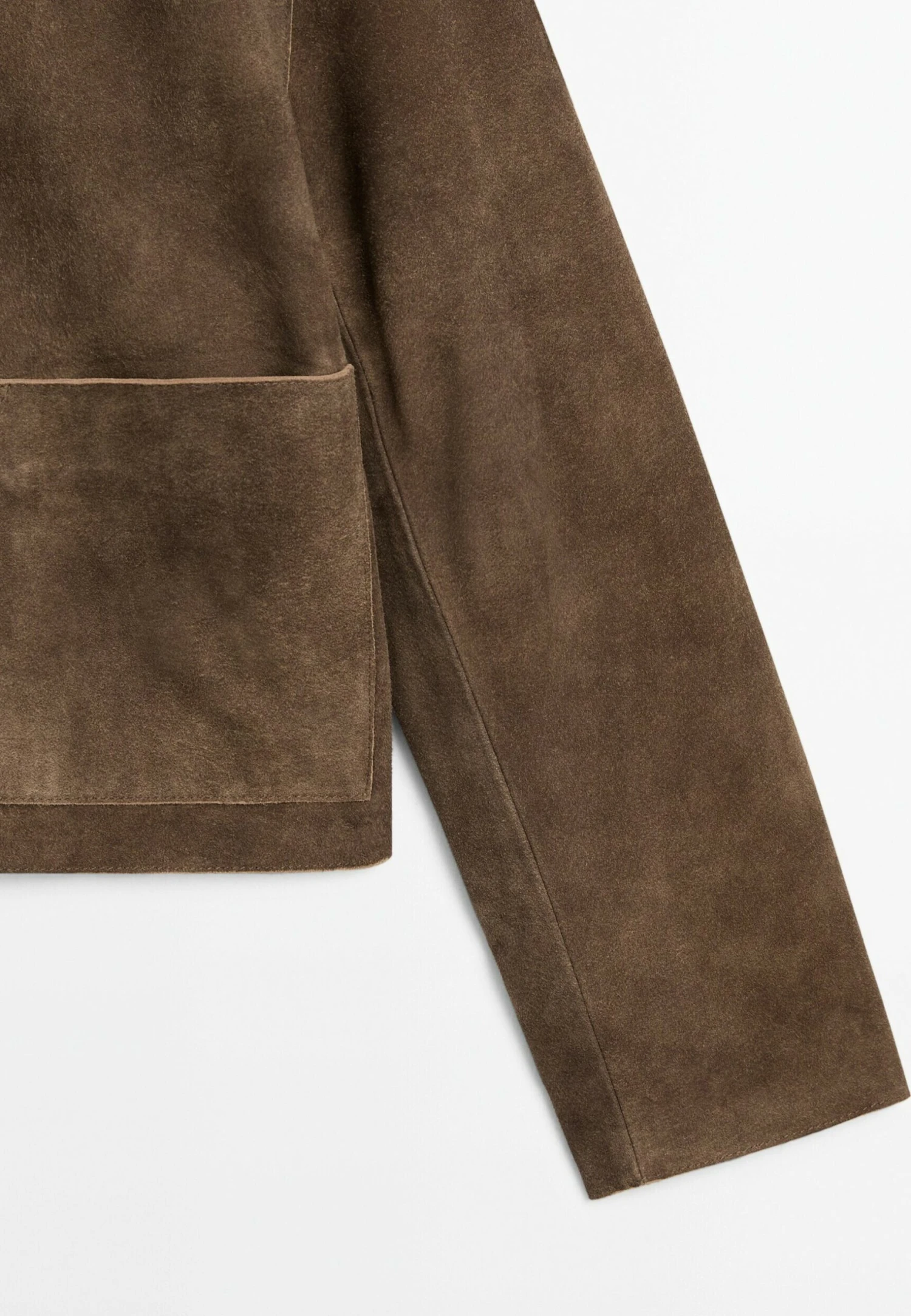 Massimo Dutti SHORT WITH POCKET DETAILS - Leather Jacket - Brown 12 Massimo Dutti SHORT WITH POCKET DETAILS - Leather Jacket - Brown - Image 10