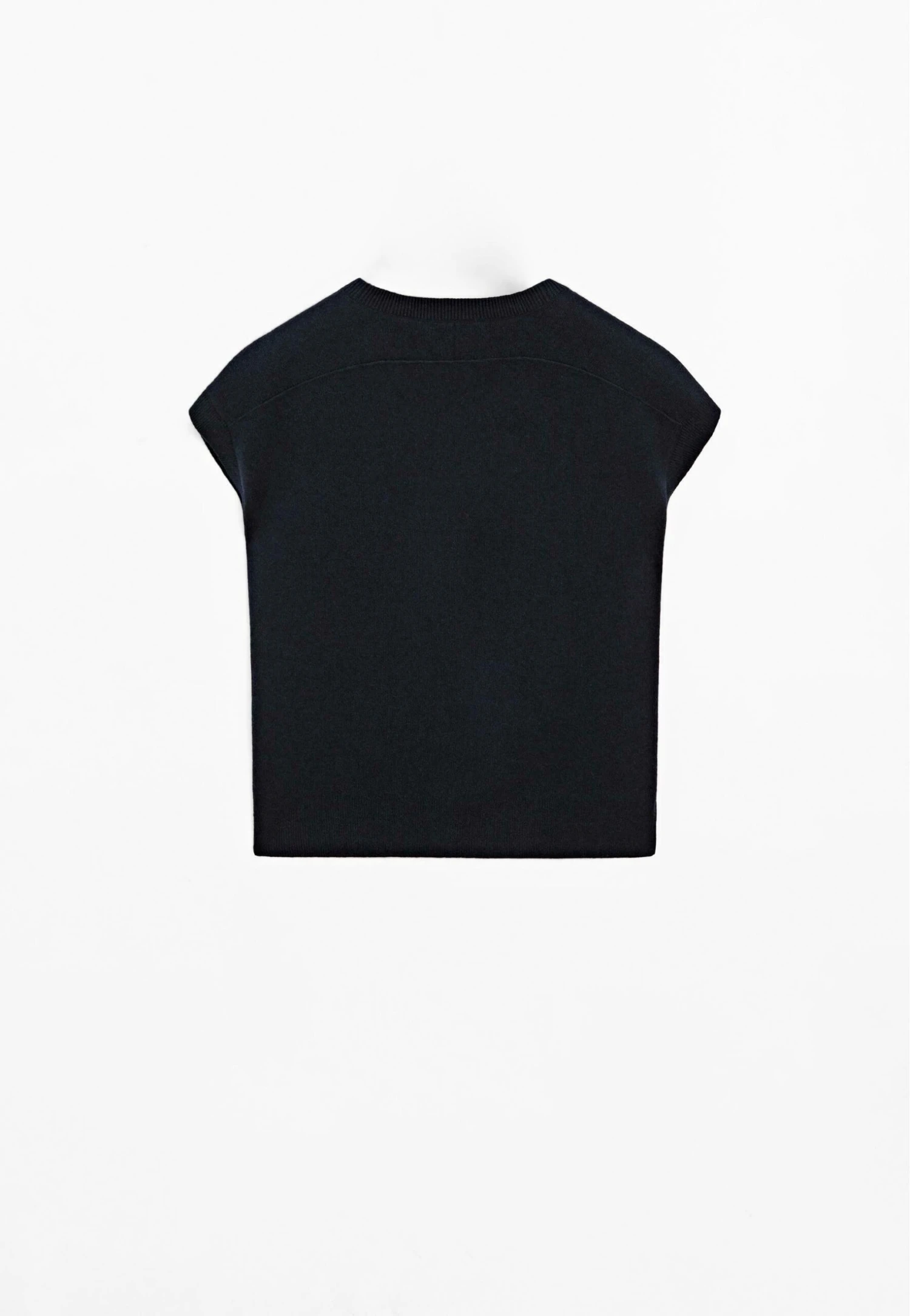 Massimo Dutti V-NECK WITH GOLDEN BUTTONS - Waistcoat - Dark Blue 9 Massimo Dutti V-NECK WITH GOLDEN BUTTONS - Waistcoat - Dark Blue - Image 7