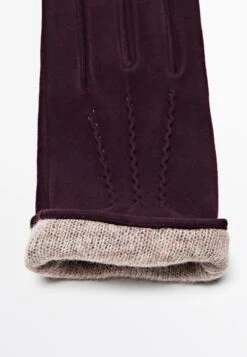Massimo Dutti Gloves - Bordeaux -Massimo Dutti Shop 06605c62f17544ec96c7a3a59b497939