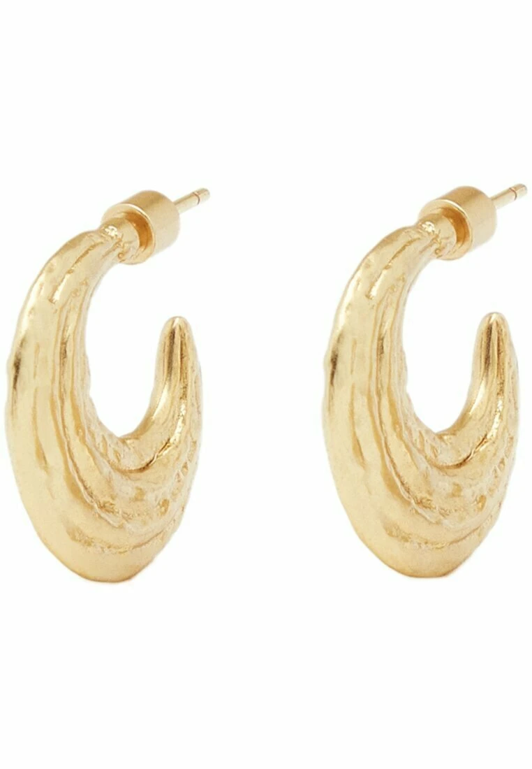 Massimo Dutti Half Moon- Earrings - Gold Coloured 4 Massimo Dutti Half Moon- Earrings - Gold Coloured - Image 2