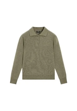 Massimo Dutti POLO COLLAR WITH LONG SLEEVE - Jumper - Bordeaux -Massimo Dutti Shop 06c302560ecd4a7084d8b64388009209 1